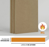 PANNEAU MDF MEDIUM® IGNIFUGE M1 100% FEUILLUS 2800 X 2070 MM