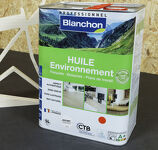 BLANCHON HUILE BOIS BRUT 5L ENVIRONNEMENT PARQUETS BOISERIES PDT BIOSOURCEE