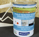 BLANCHON HUILE TEINTEE OPAQUE BLANC 5L ENVIRONNEMENT ULTRAMAT SANS LUSTRAGE DECORE & UNIFORMISE