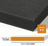 PANNEAU MDF DE QUALITÉ SUPÉRIEURE FIBRABEL BLACK 3050X1310X18MM