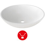 VASQUE DE SALLE DE BAIN RONDO UN - SANS TROP PLEIN