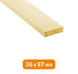 PLANCHE DE CHARPENTE TRAITÉE CL2 36X97MM