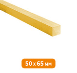 1/2 CHEVRON DE CHARPENTE EN ÉPICÉA TRAITÉ CL2 50 X 65 MM