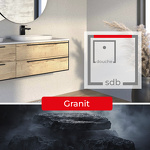 SOLUTION EN SOLID SURFACE KERRWALL - PANNEAU 2550 X 750 MM GRANIT