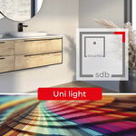 SOLUTION EN SOLID SURFACE KERRWALL - ANGLE 2550 X 135/135 MM UNI LIGHT