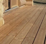 LAME DE TERRASSE EN DOUGLAS DOUBLE PEIGNE 26 X 145 MM