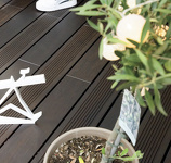 LAME DE TERRASSE EN BAMBOU X-TREME SATURÉ BRUT FIXATION INVISIBLE 20 X 137 MM