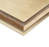 PANNEAU AGGLOMÉRÉ PLAQUÉ CHÊNE FIL DROIT MIX MATCH 2800 X 2070 X 19 MM