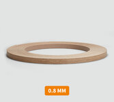 BANDE DE CHANT ABS EGGER 23 X 0.8 MM