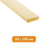PLANCHE DE CHARPENTE EN ÉPICÉA TRAITÉ CL2 38 X 190 MM