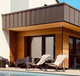 BARDAGE NATUREL EN RED CEDAR CLAIRE-VOIE PARALLÉLOGRAMME 18 X 68 MM