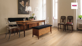 PARQUET CONTRECOLLÉ CHÊNE BLANC CRÈME CÉRUSÉ