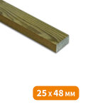 LITEAU EN ÉPICÉA TRAITÉ CL3 25 X 48 MM