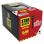 VIS STARBLOCK PENTURE 6X50 NOIR TÊTE LARGE BOMBÉE