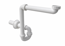 SIPHON ESPACE RÉDUIT FI46 (PVC)  OPTION N°8