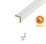 BAGUETTE D'ANGLE EN MDF PRÉPEINT 23MM