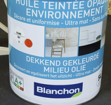BLANCHON HUILE TEINTEE OPAQUE BLANC 5L ENVIRONNEMENT ULTRAMAT SANS LUSTRAGE DECORE & UNIFORMISE