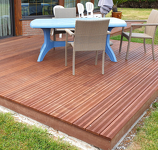 LAME DE TERRASSE MAÇARANDUBA 21X145 PROFIL DOUBLE PEIGNE