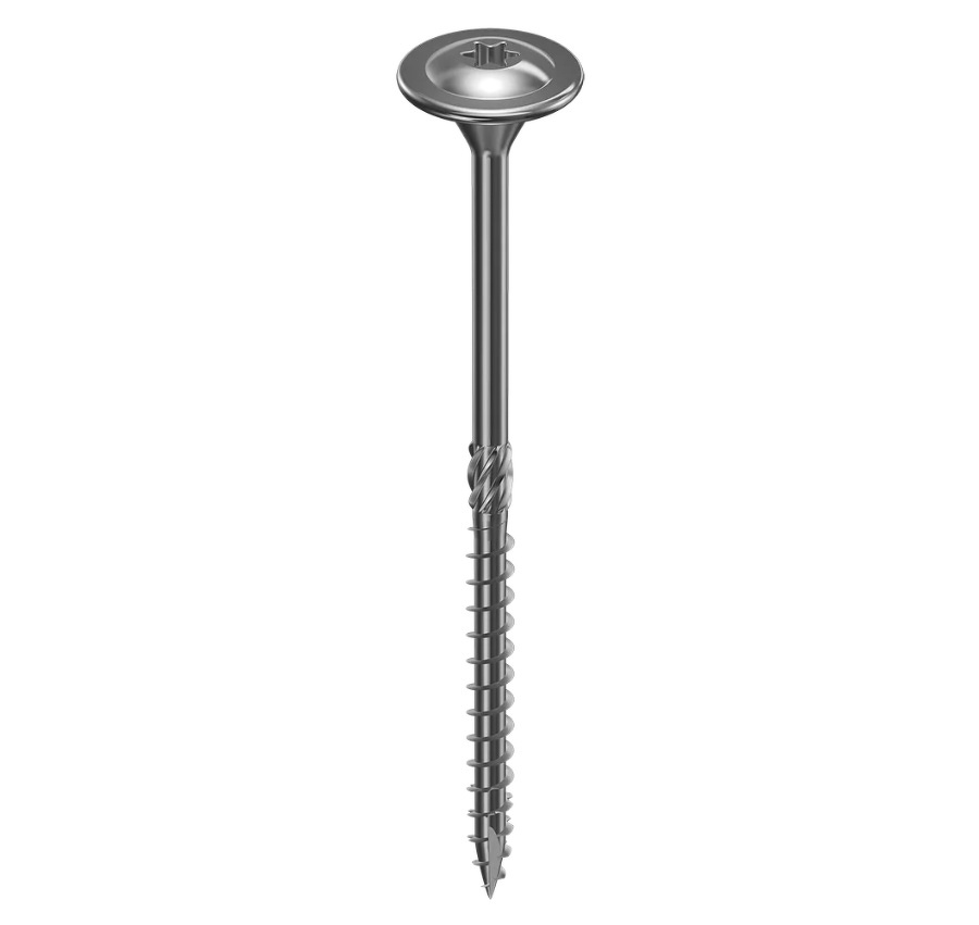 VIS CHARPENTE 8 X 100 MM TÊTE RONDE LARGE TORX 50 PIÈCES