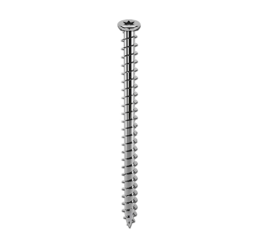 VIS CHASSIS 7,5 X 122 MM TÊTE FRAISÉE CRANTÉE TORX 50 PIÈCES