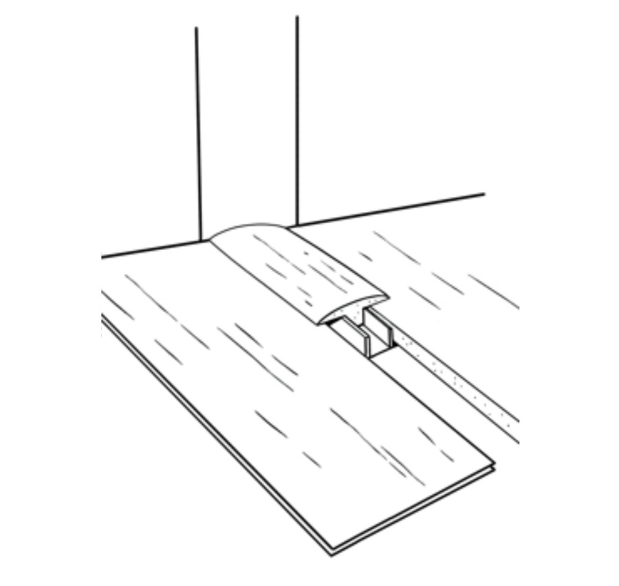 BARRES DE JONCTION POUR PARQUETS CONTRECOLLÉS ET REVÊTEMENTS DE SOL BOIS DECAWOOD
