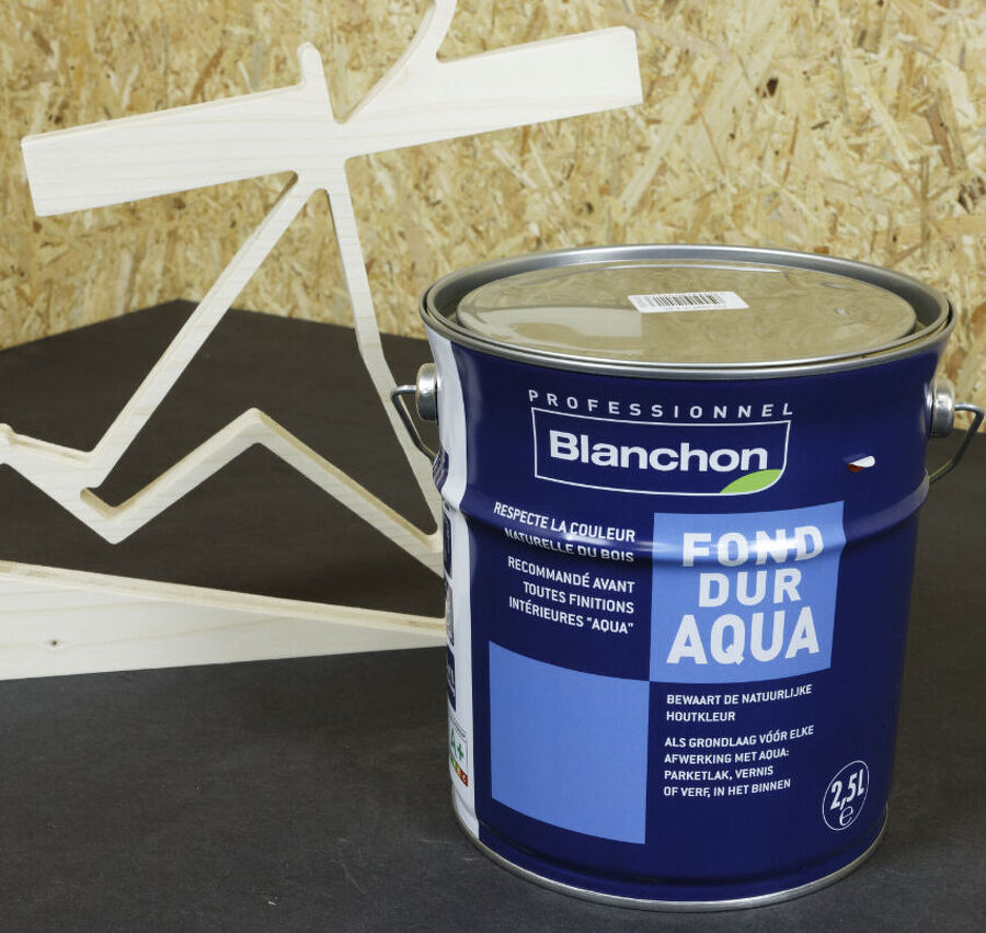 BLANCHON FOND DUR AQUA INCOLORE 2,5L RESPECTE LA COULEUR NATURELLE DU BOIS