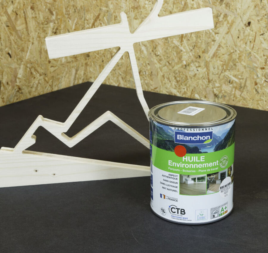 BLANCHON HUILE BOIS NATUREL 1L ENVIRONNEMENT PARQUETS BOISERIES PDT BIOSOURCEE