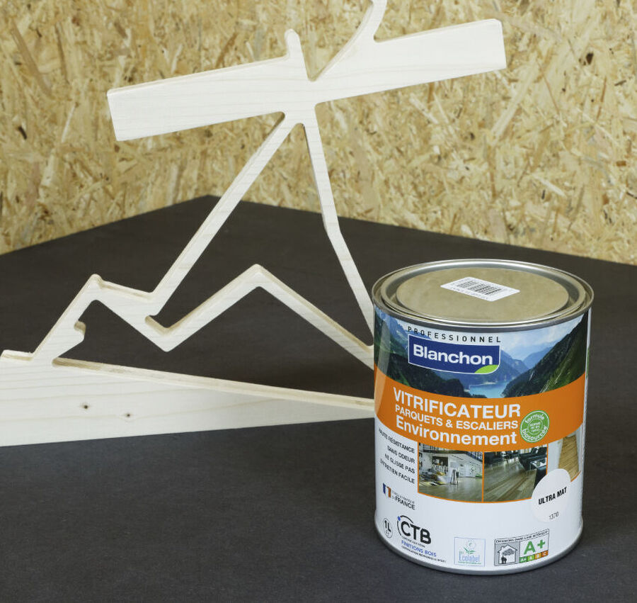 VITRIFICATEUR ENVIRONNEMENT POUR PARQUETS & ESCALIERS ULTRA MAT 1L