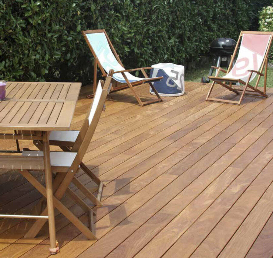 LAME DE TERRASSE EN CUMARU 21 X 145 PROFIL LISSE