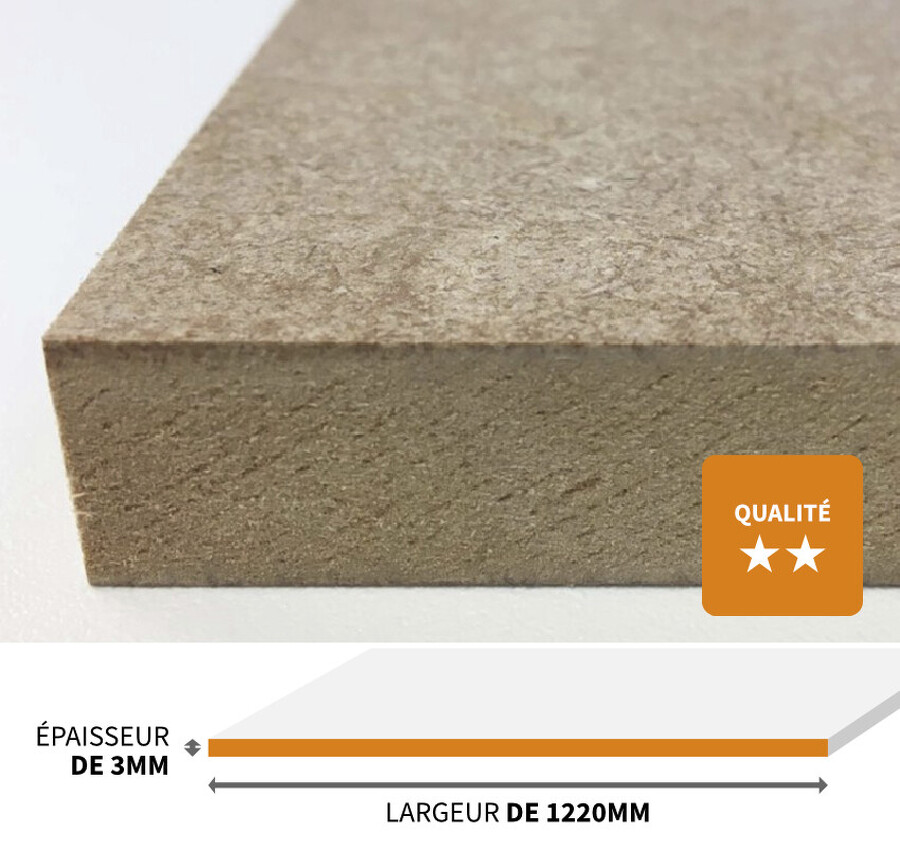 PANNEAU MDF DE QUALITÉ SUPÉRIEURE MEDITE PREMIER 3050X1220X3MM