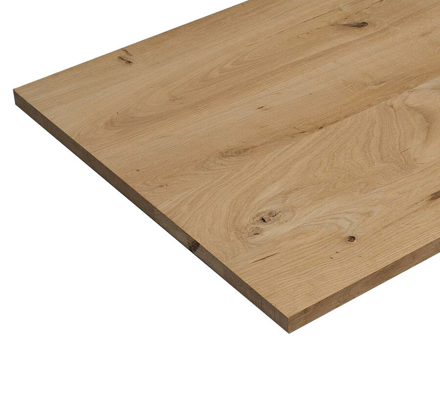 PANNEAU MASSIF EN CHÊNE RUSTIQUE NON ABOUTÉ 2480 X 1250 MM
