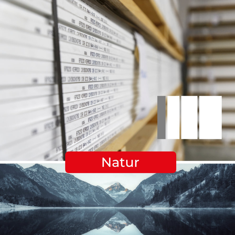 PANNEAU SOLID SURFACE KERROCK 3600 X 760 MM NATUR