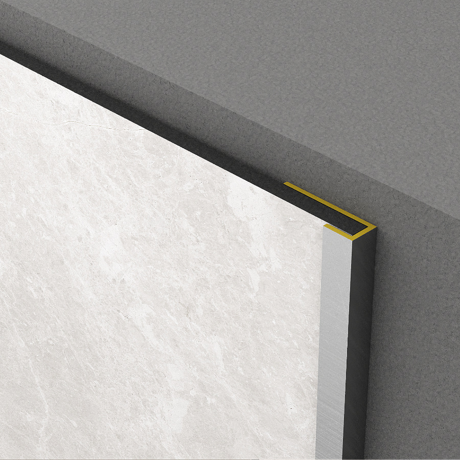 PROFIL DE FINITION EN C POUR PAREMENT MURAL DECAWALL DESIGN