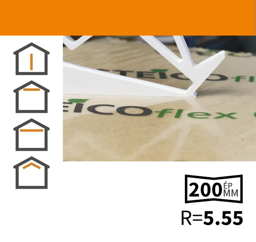 ISOLANT FLEXIBLE EN FIBRES DE BOIS STEICO FLEX F036 200MM