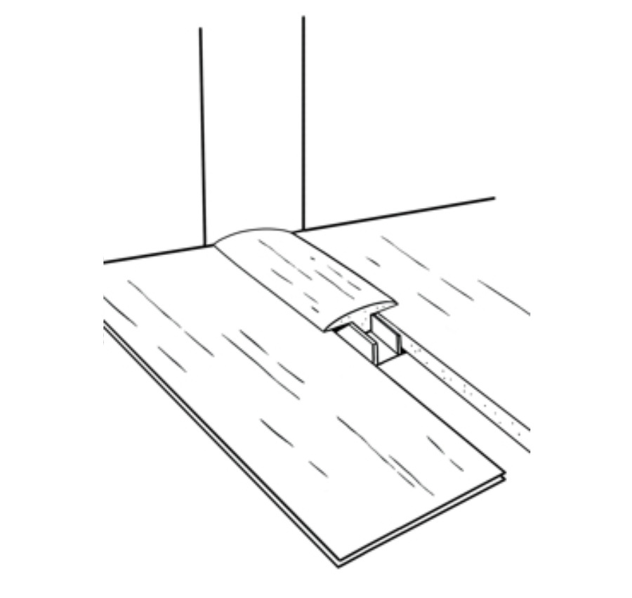 BARRE DE JONCTION POUR PARQUETS CONTRECOLLÉS DECAWOOD SELECT CHÊNE NUDE