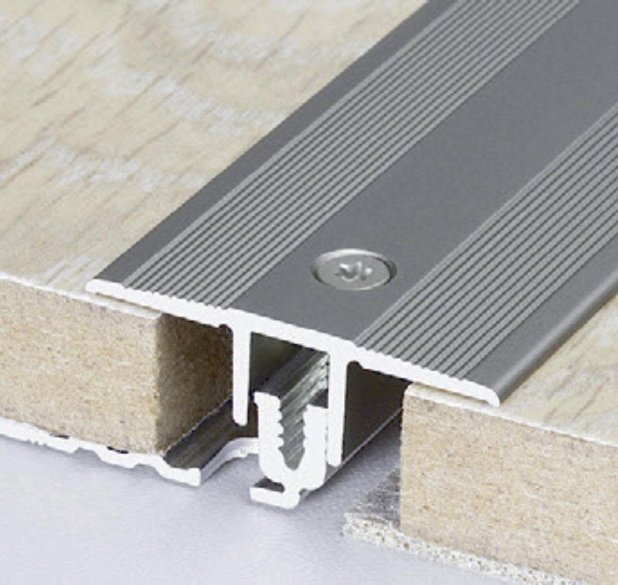 PROFIL ALUMINIUM DE MÊME NIVEAU COULEUR ARGENT