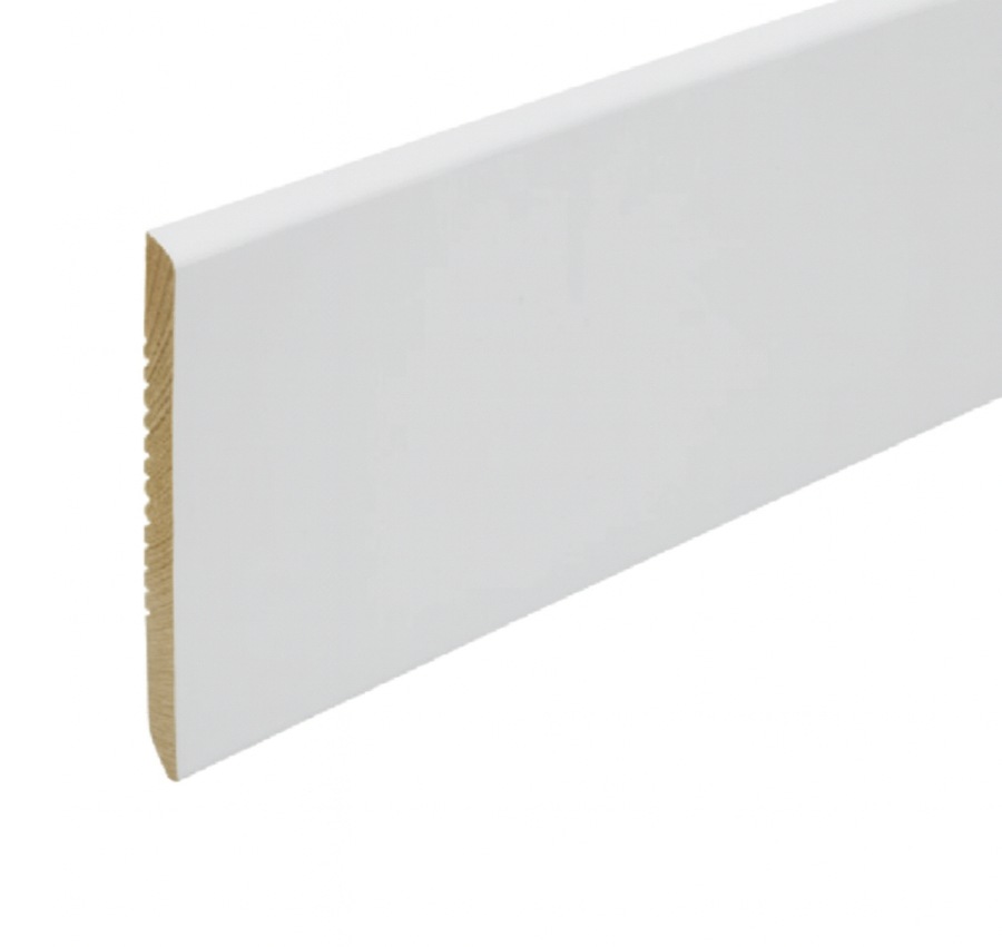 PLINTHE EN SAPIN PRÉ-PEINTE 10 X 70 MM BORD ROND