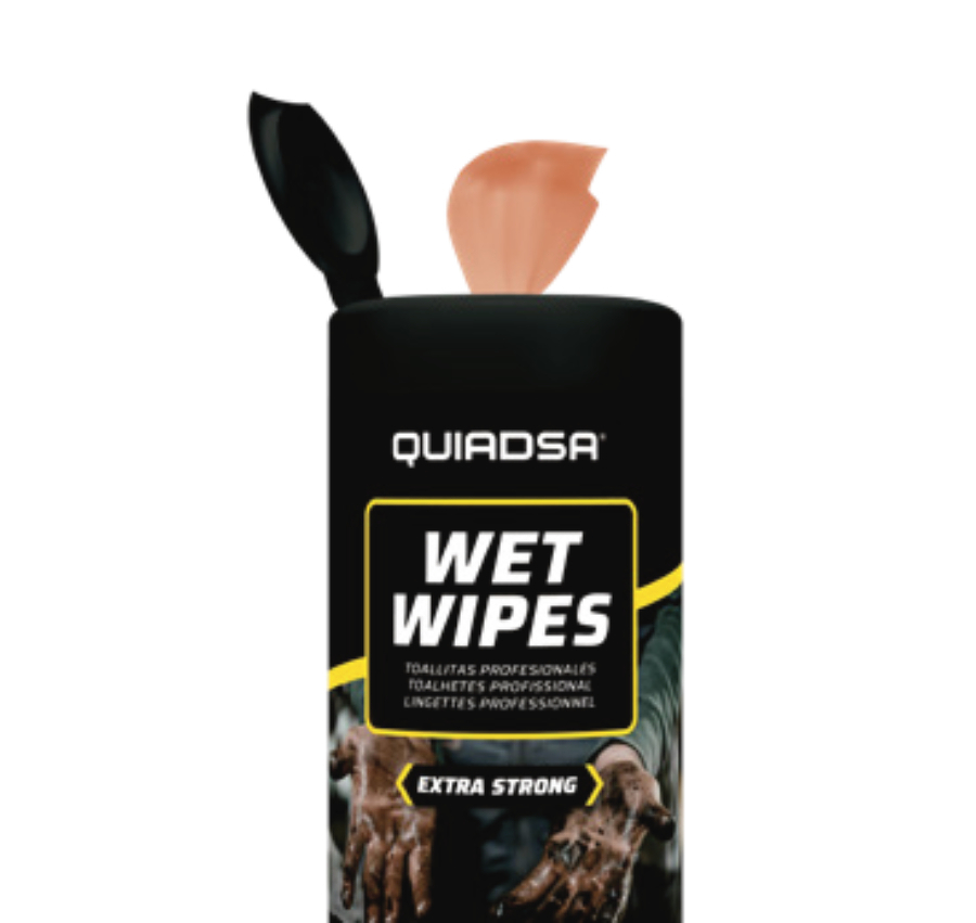 LINGETTES NETTOYANTES PROFESSIONNELLES WET WIPES 170 X 200 MM