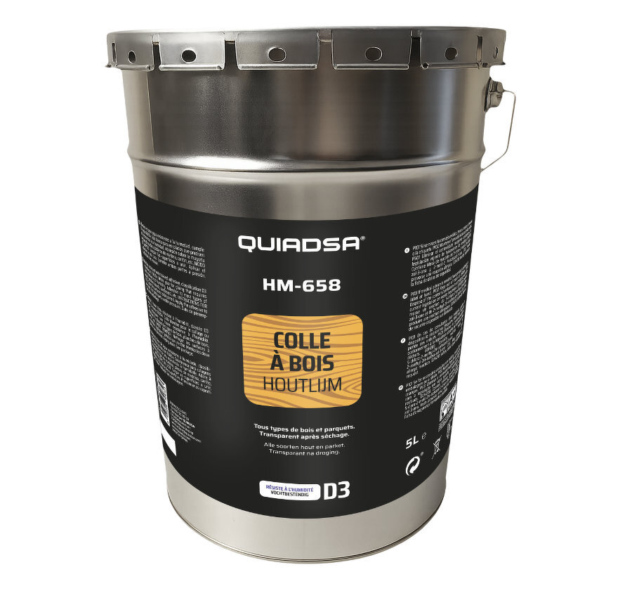 COLLE À BOIS D3 BLANCHE HM-658 POT DE 5KG