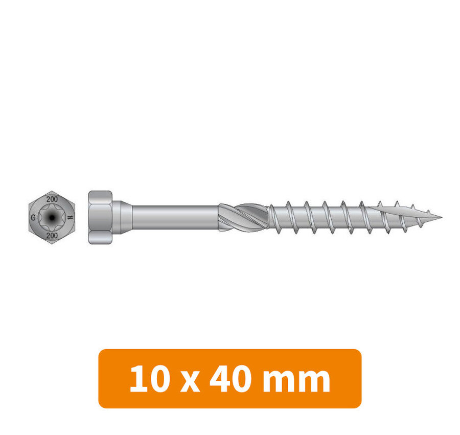 VIS À BOIS SSH 10X40