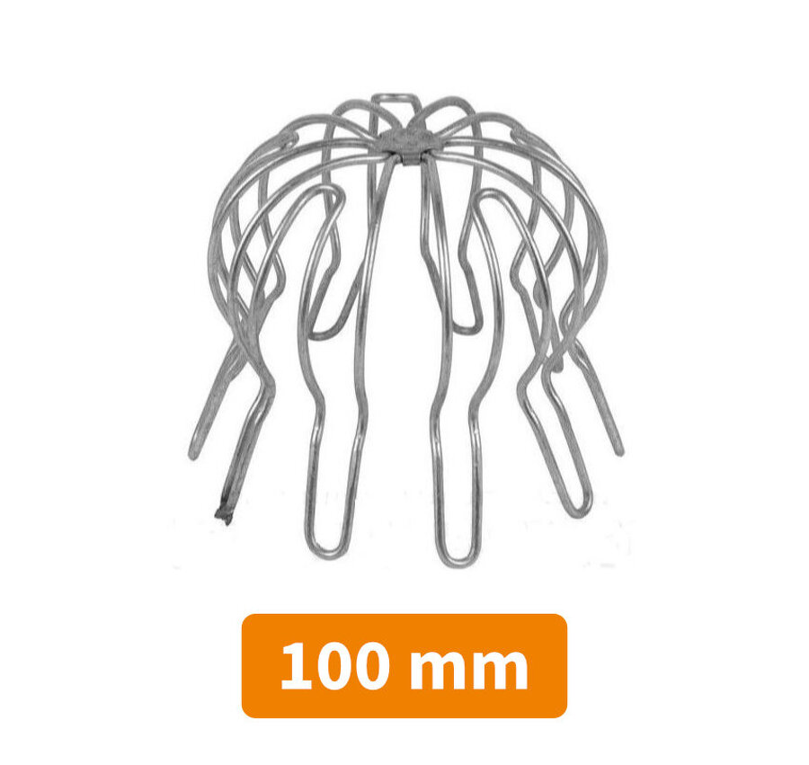 CRAPAUDINE RONDE INOX DIAMÈTRE 100 MM