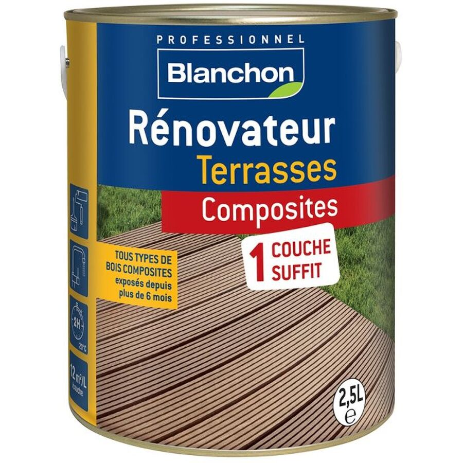 BLANCHON RENOVATEUR TERRASSE COMPOSITES 2,5 L