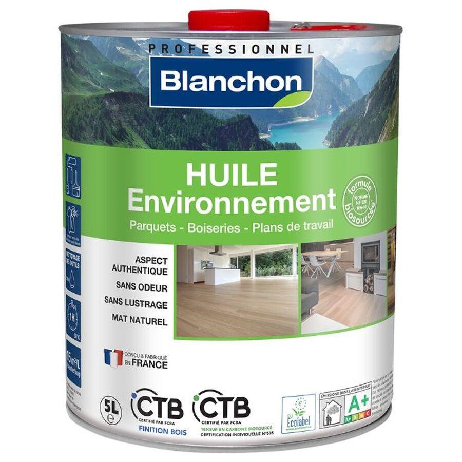 BLANCHON HUILE ENVIRONNEMENT CHENE 5L