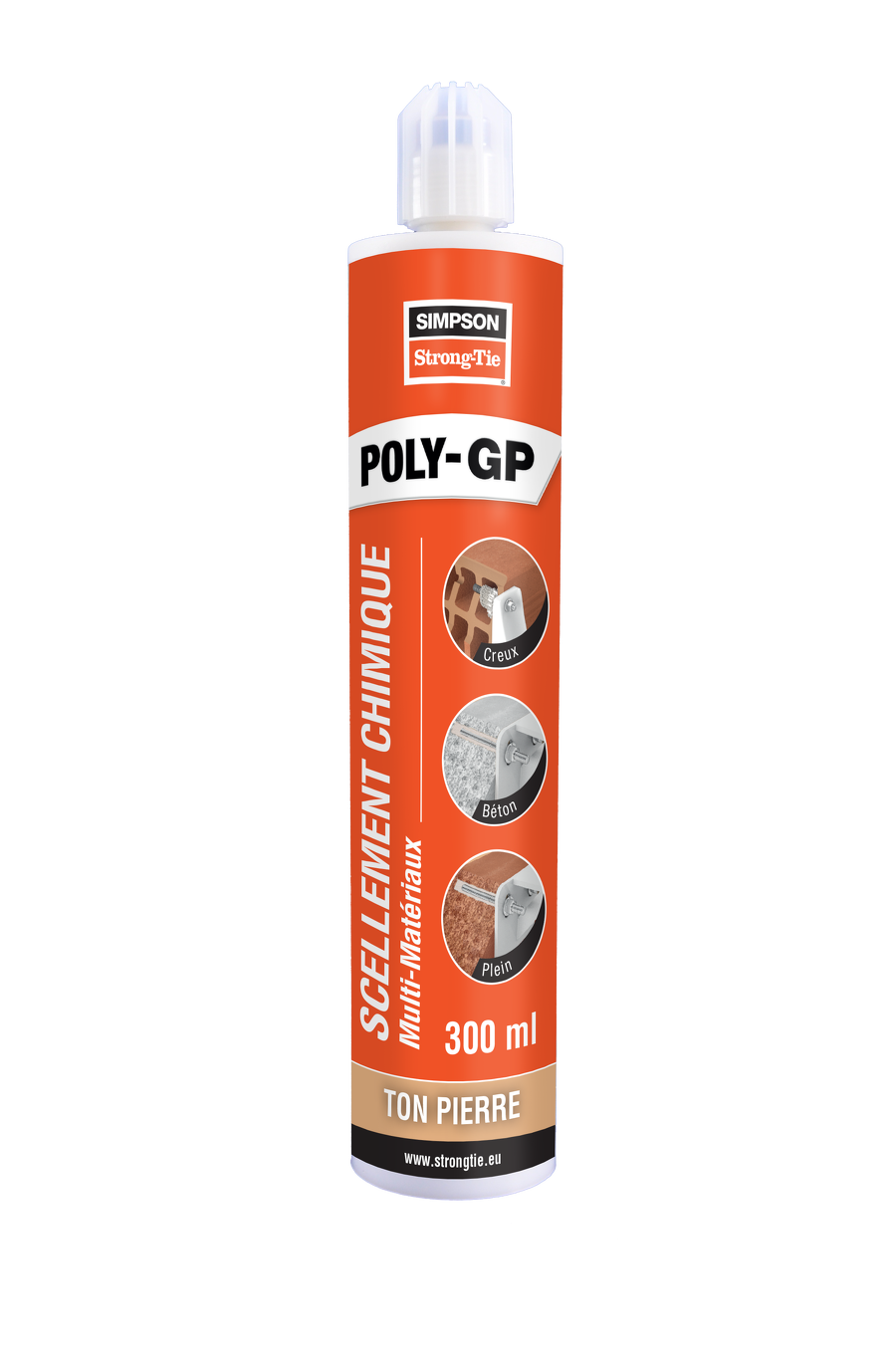 CARTOUCHE SCELLEMENT CHIMIQUE BEIGE 300M