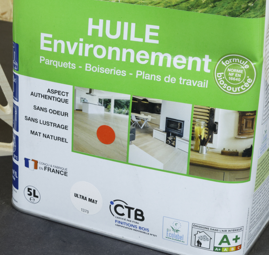 BLANCHON HUILE ULTRA MAT 5L ENVIRONNEMENT PARQUETS BOISERIES PDT BIOSOURCEE