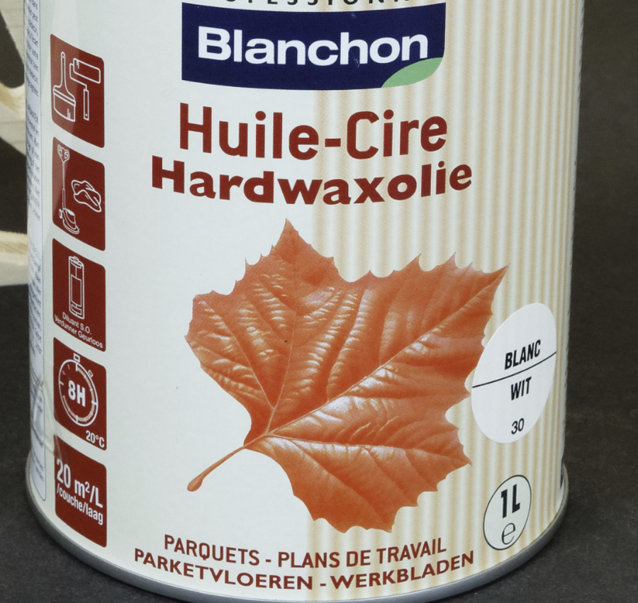BLANCHON HUILE-CIRE BLANC 1L PARQUETS PLANS DE TRAVAIL