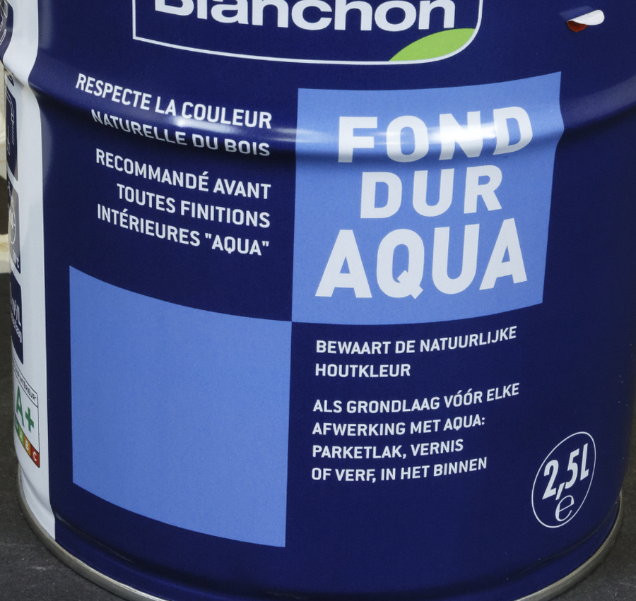 BLANCHON FOND DUR AQUA INCOLORE 2,5L RESPECTE LA COULEUR NATURELLE DU BOIS