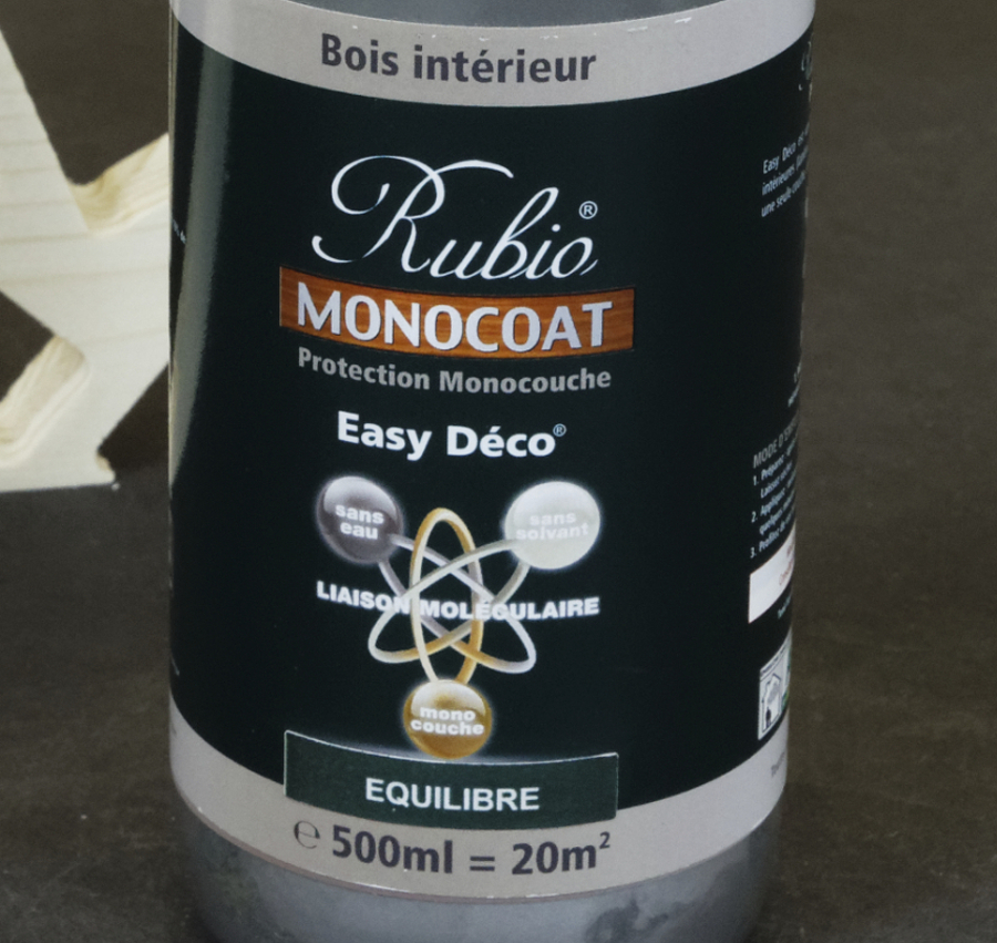 RUBIO EASYDECO HUILE EQUILIBRE 0,5L PROTECTION MONOCOUCHE BOIS INTERIEUR